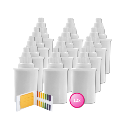 Alkaline Kan AlkaKan Filter 12-Pack Cartridge Wit